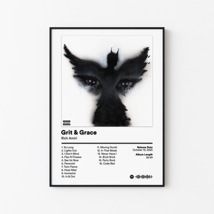 Rich Amiri Grit and Grace Album Poster