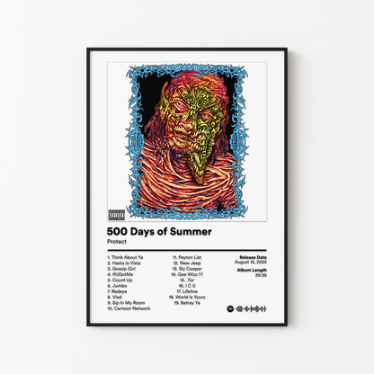 Protect 500 Days of Summer Album Poster