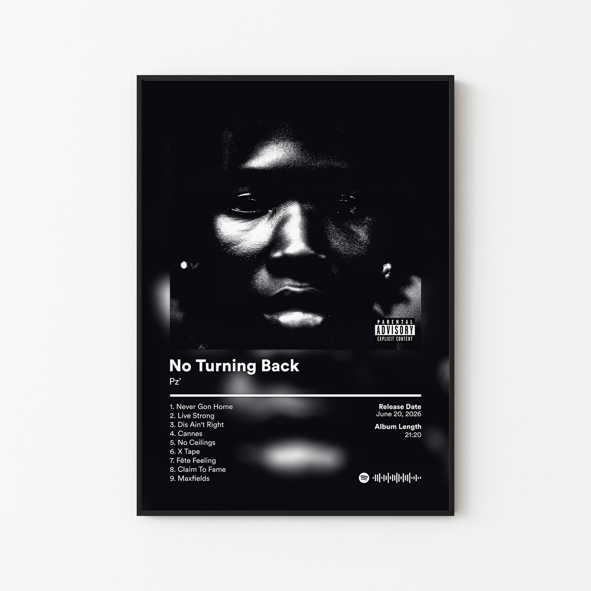 Pz' No Turning Back Album Poster