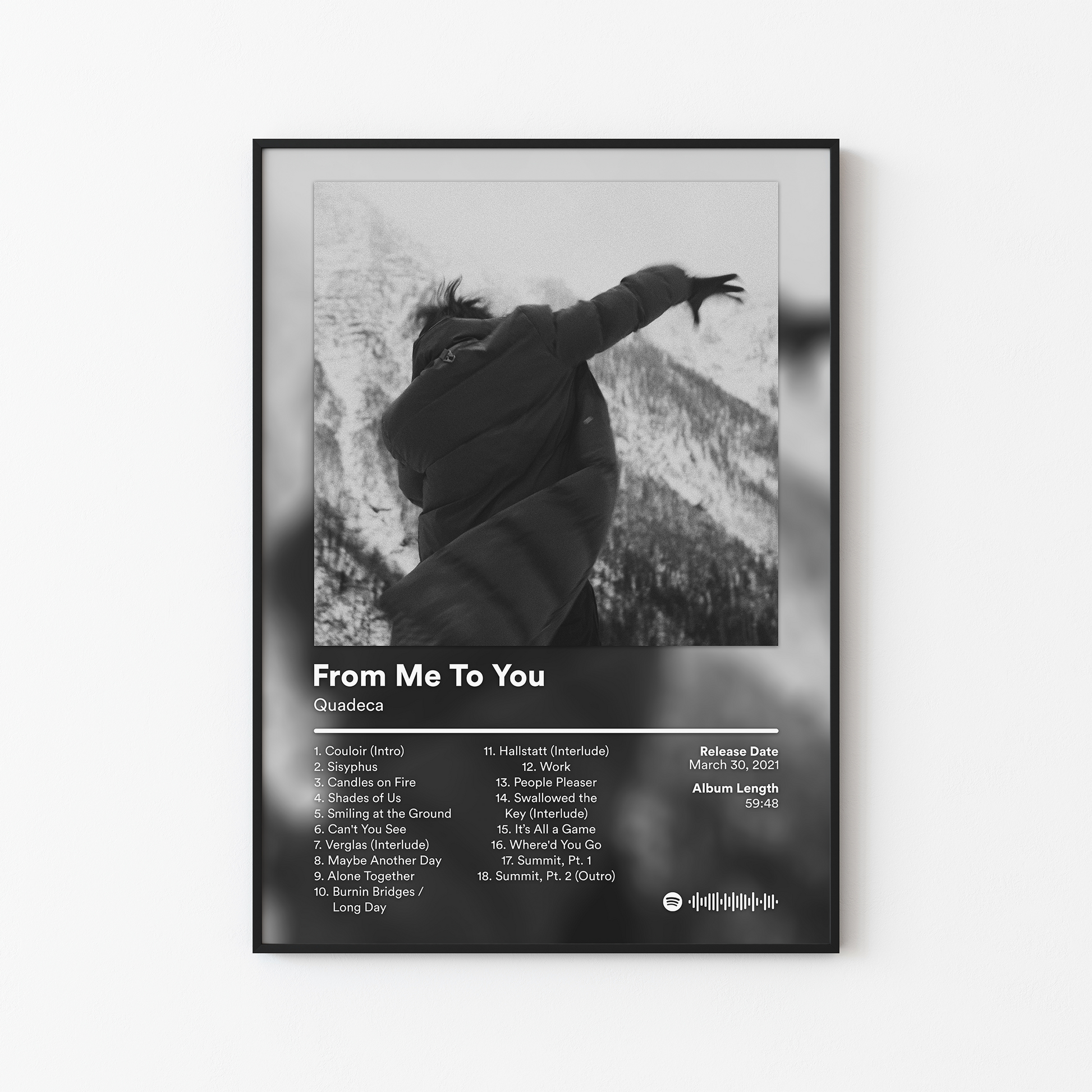 Quadeca From Me To You Album Poster