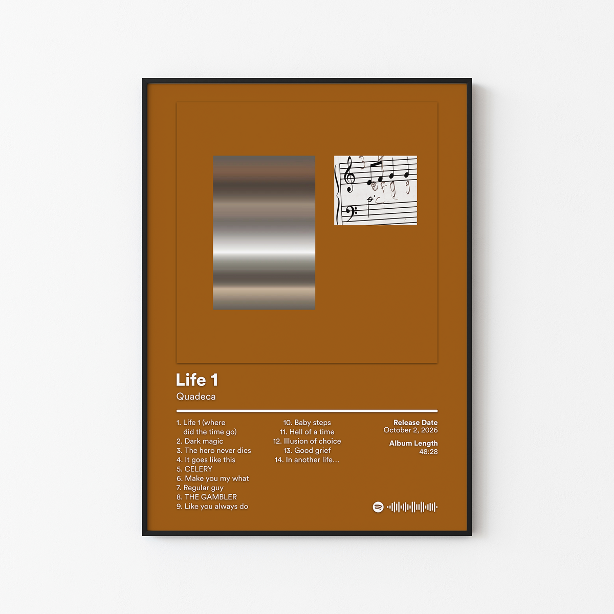 Quadeca Life 1 Album Poster