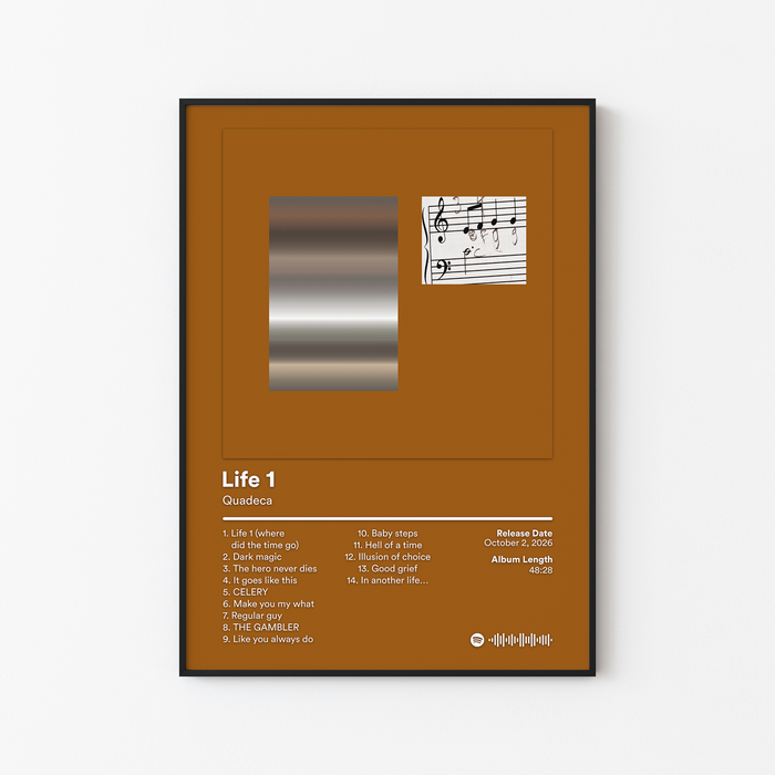 Quadeca Life 1 Album Poster