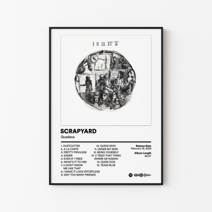 Quadeca SCRAPYARD Album Poster