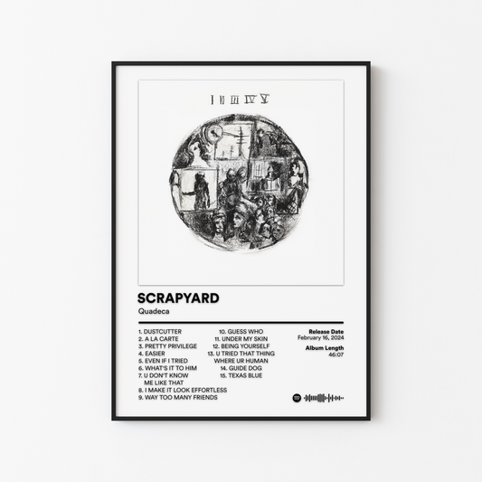 Quadeca SCRAPYARD Album Poster