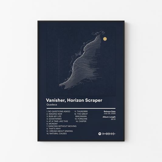 Quadeca Vanisher Horizon Scraper Album Poster