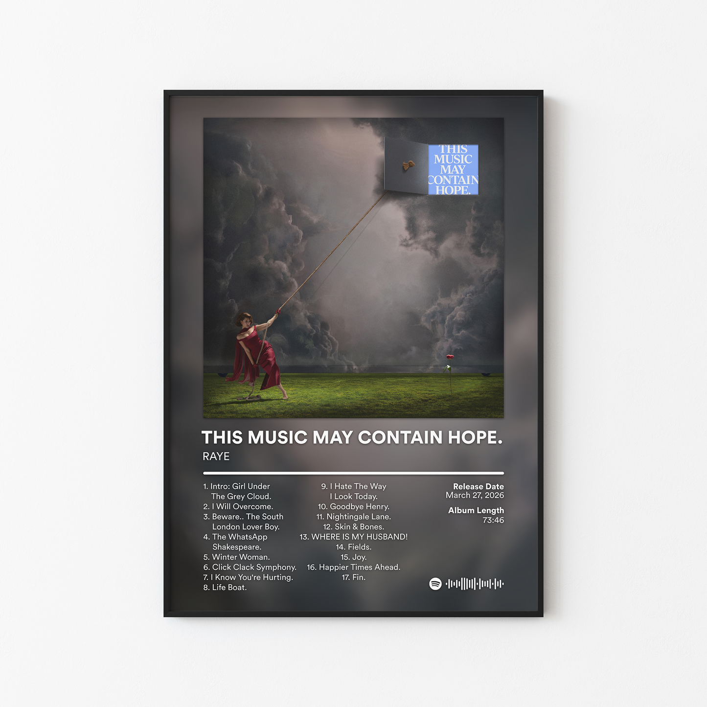 RAYE THIS MUSIC MAY CONTAIN HOPE Album Poster