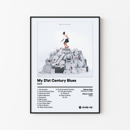 RAYE My 21st Century Blues Album Poster