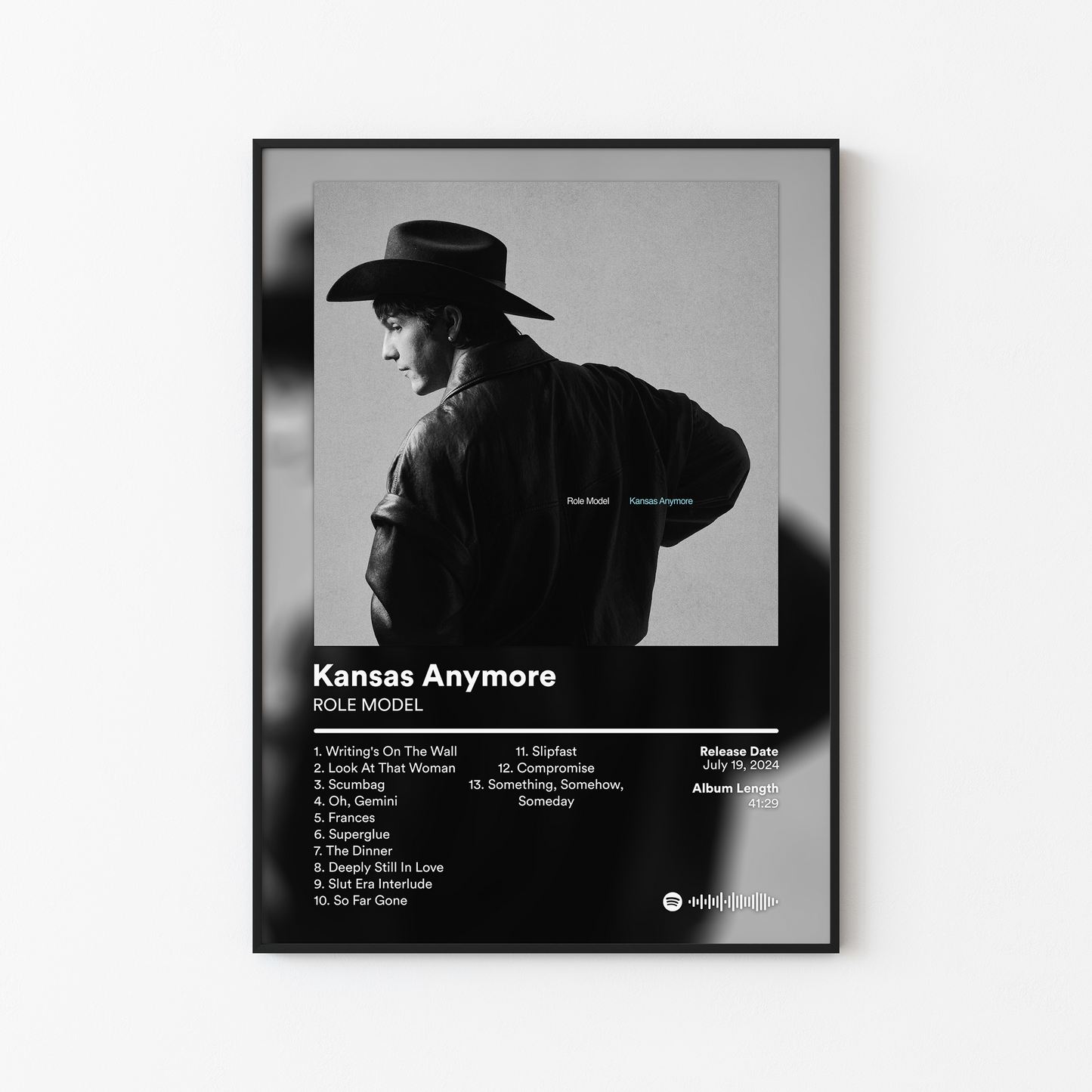 ROLE MODEL Kansas Anymore Album Poster