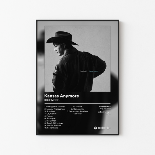 ROLE MODEL Kansas Anymore Album Poster