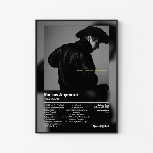 ROLE MODEL Kansas Anymore The Longest Goodbye Album Poster