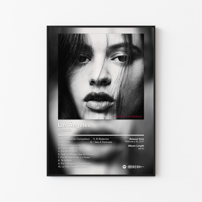 ROSALIA Los Angeles Album Poster