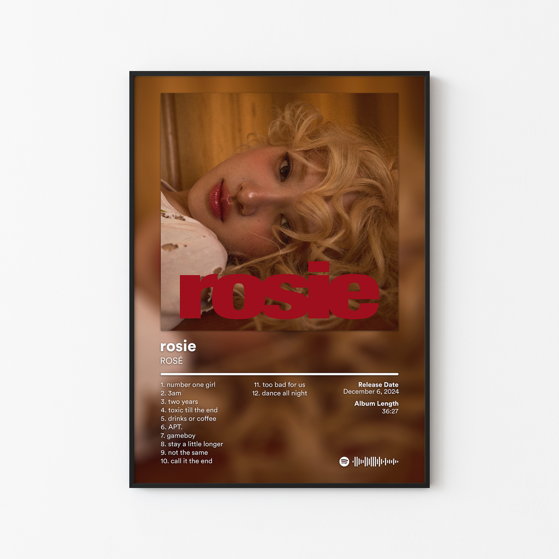 ROSE rosie Album Poster