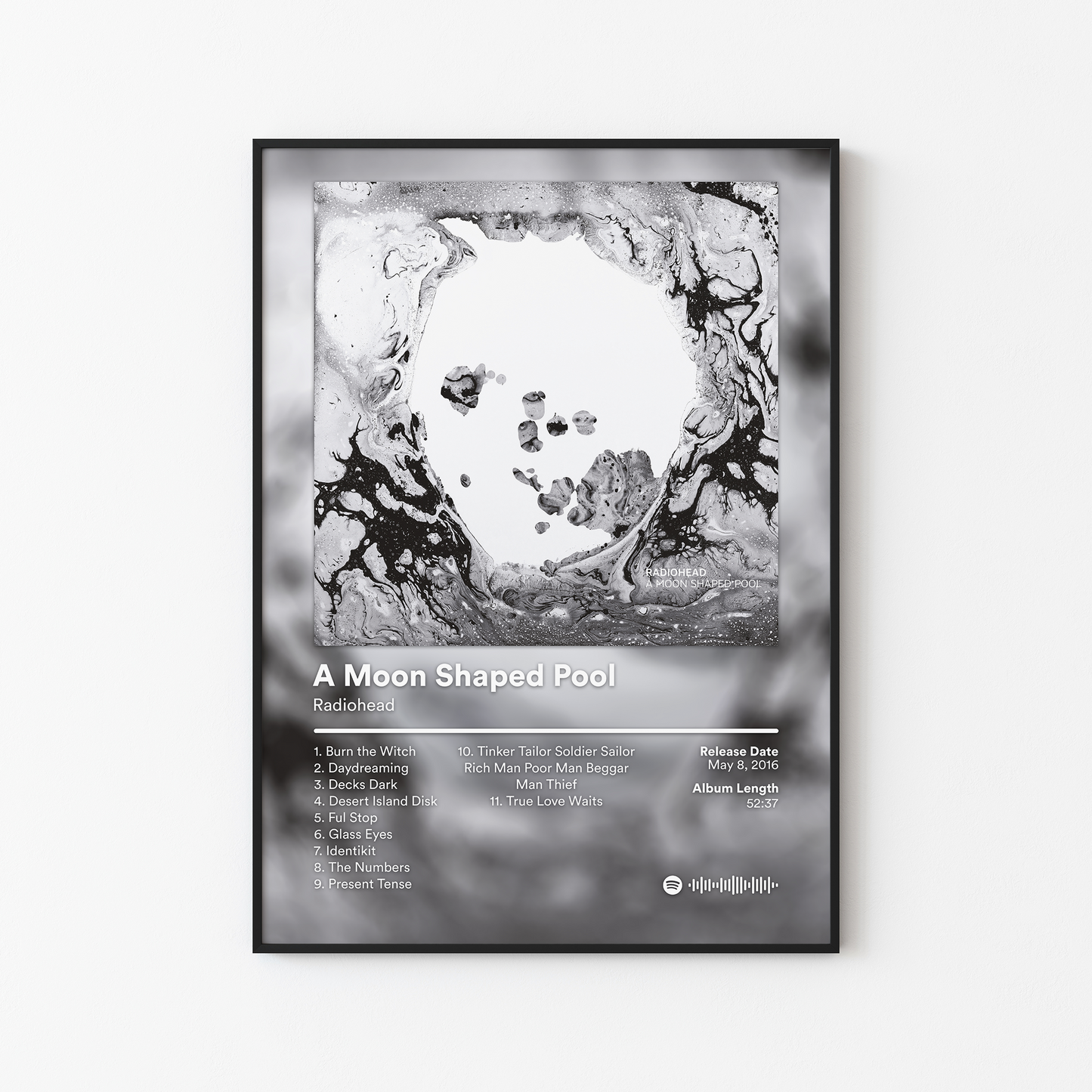 Radiohead A Moon Shaped Pool Album Poster