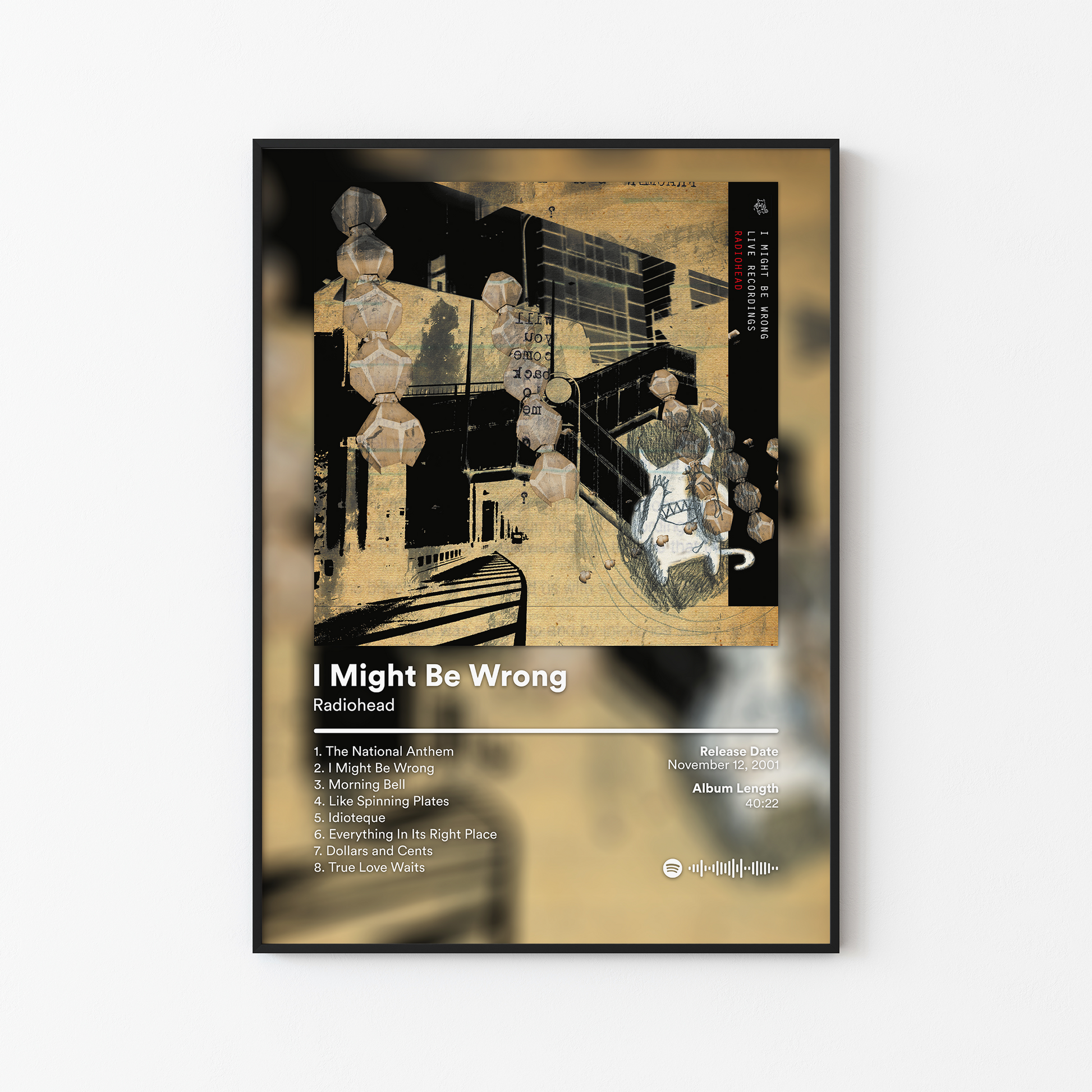 Radiohead I Might Be Wrong Album Poster