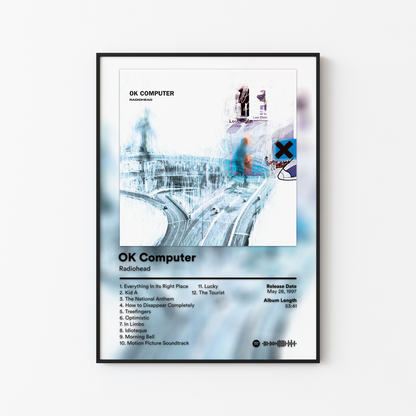Radiohead OK Computer Album Poster