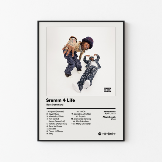 Rae Sremmurd Sremm 4 Life Album Poster