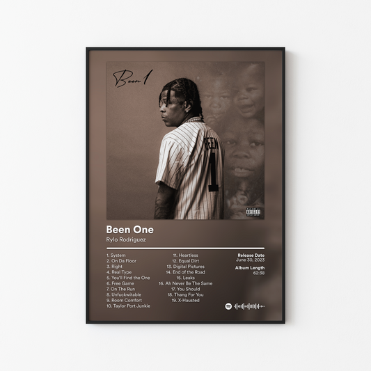 Rylo Rodriguez Been One Album Poster