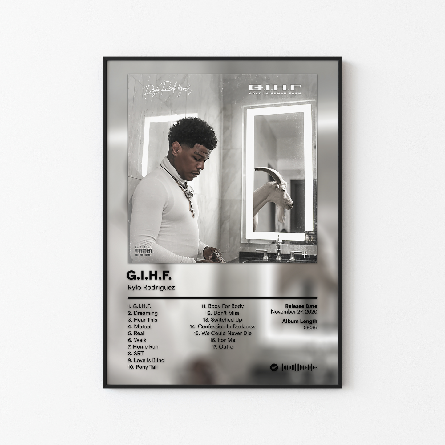 Rylo Rodriguez GIHF Album Poster