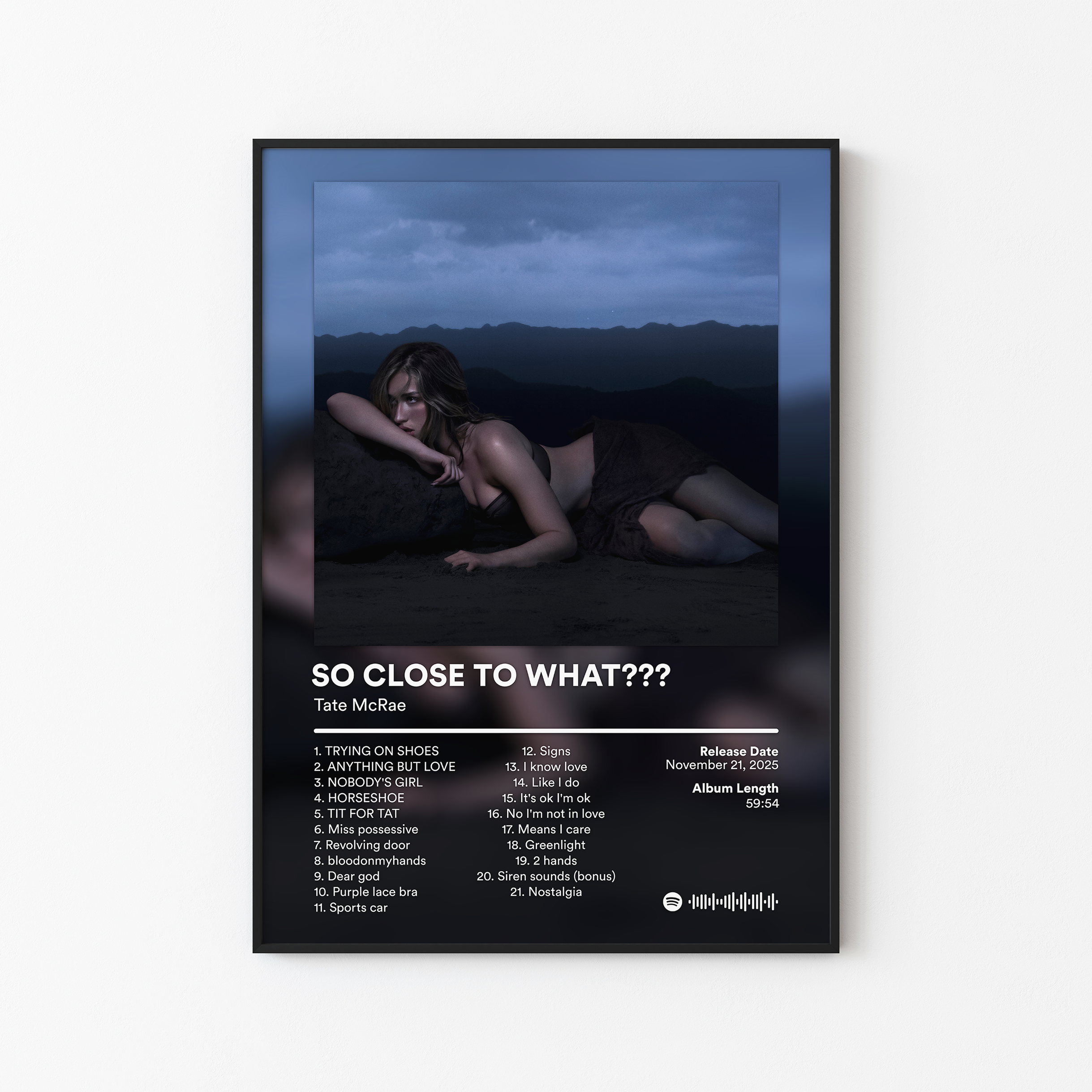Tate McRae Album Posters – Radial Posters