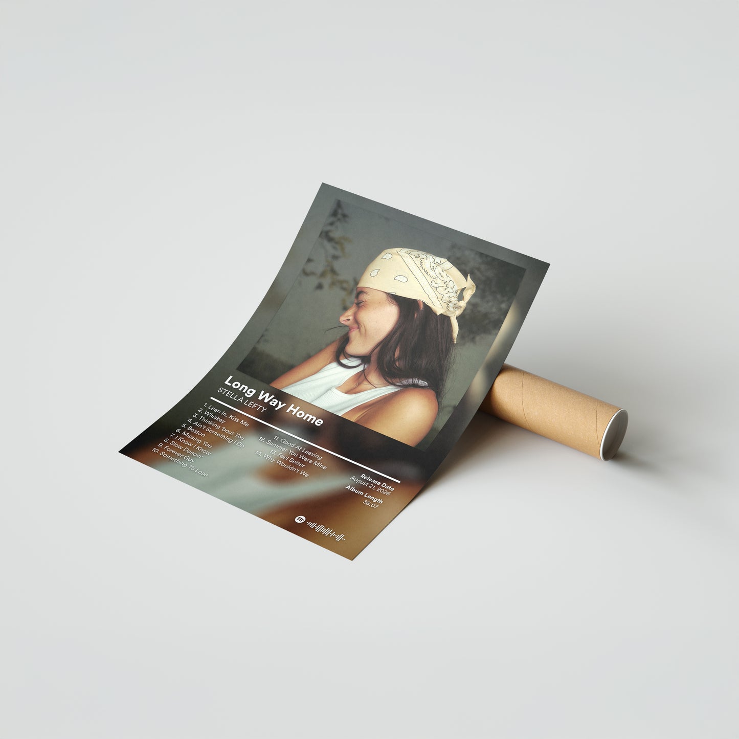STELLA LEFTY Long Way Home Album Poster