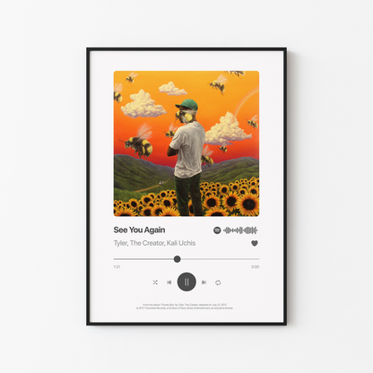 Tyler The Creator Kali Uchis See You Again Poster