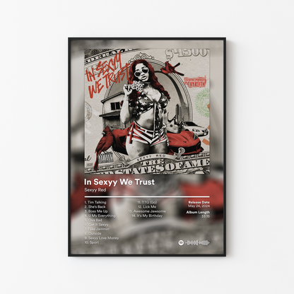Sexyy Red In Sexyy We Trust Album Poster