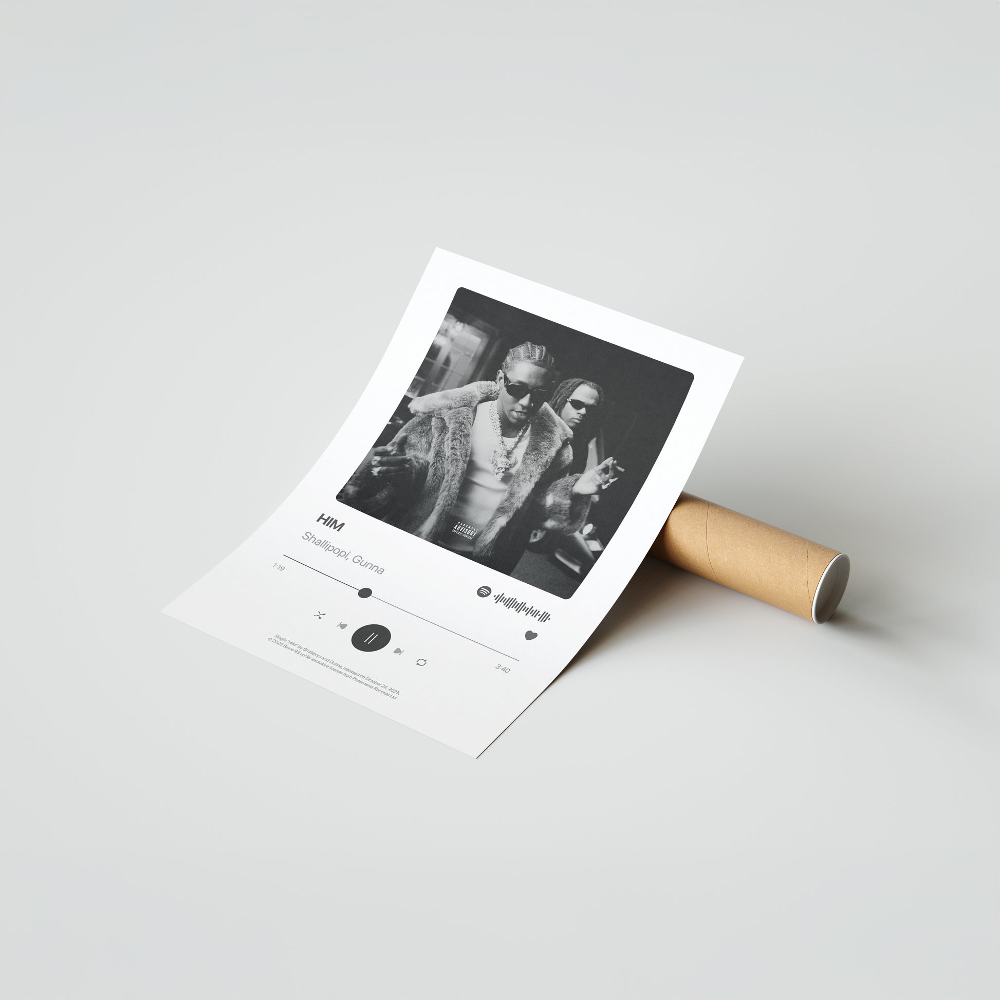 Shallipopi and Gunna HIM Poster