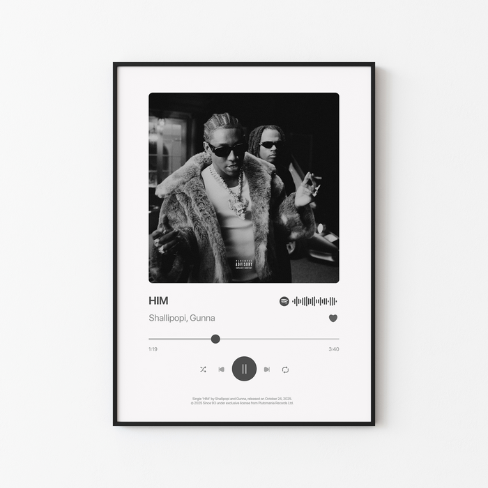 Shallipopi and Gunna HIM Poster