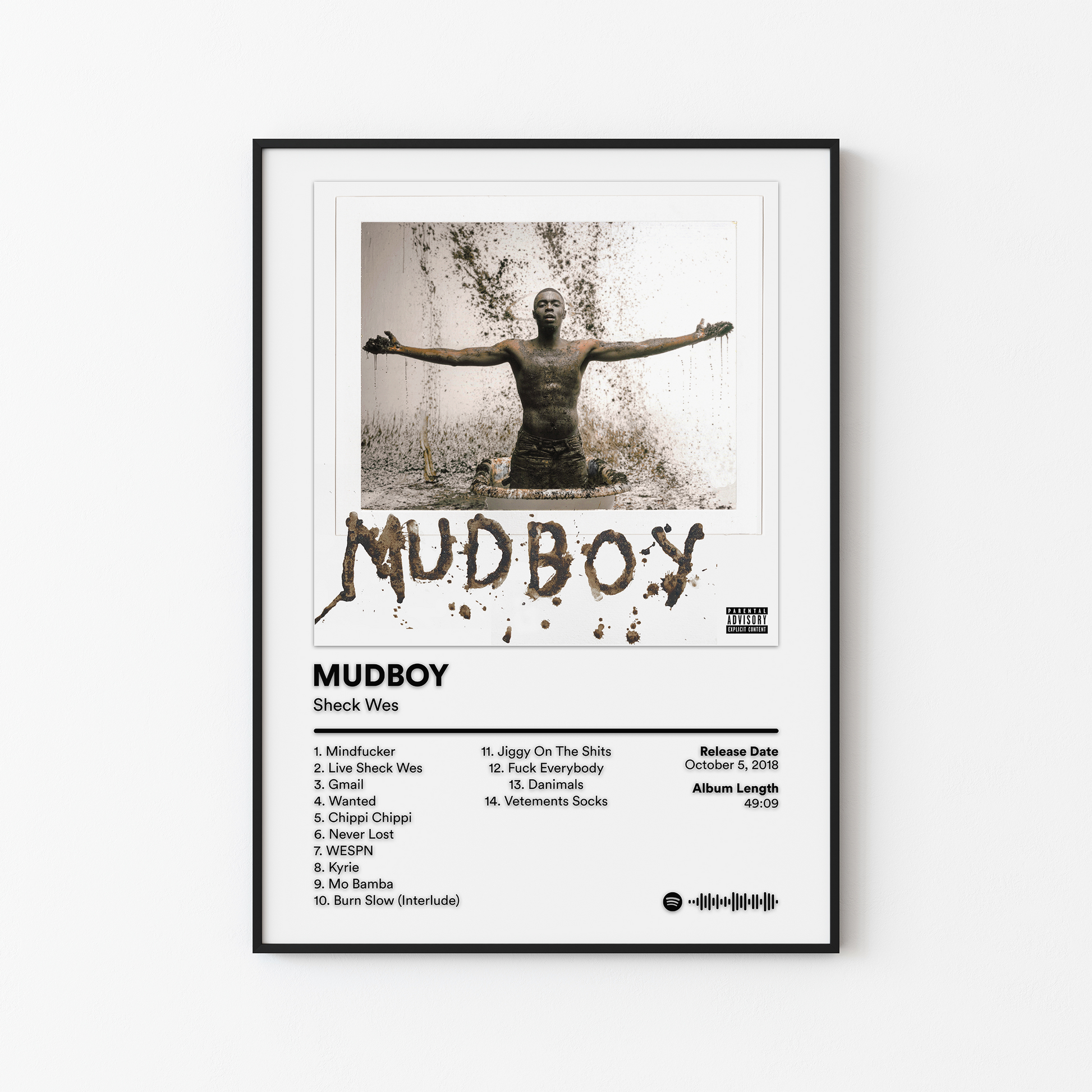 Sheck Wes MUDBOY Album Poster
