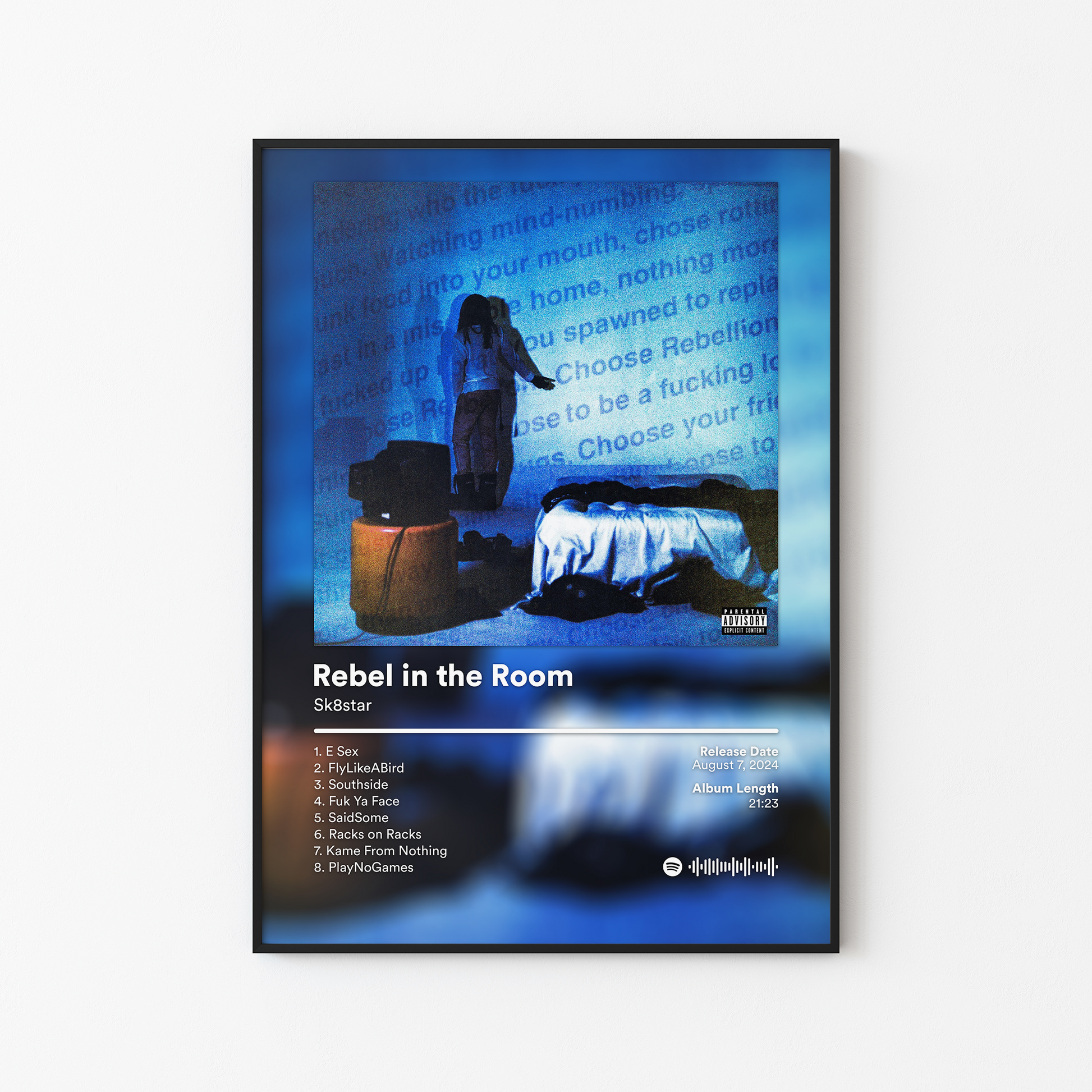 Sk8star Rebel in the Room Album Poster