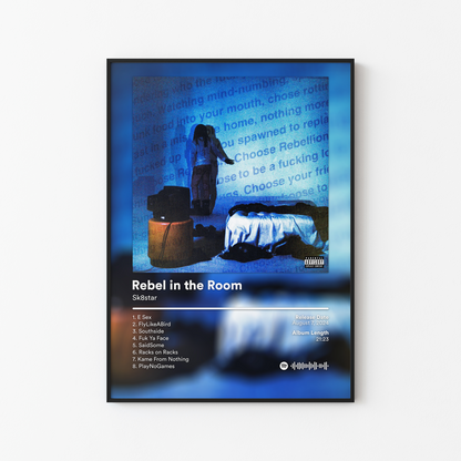 Sk8star Rebel in the Room Album Poster