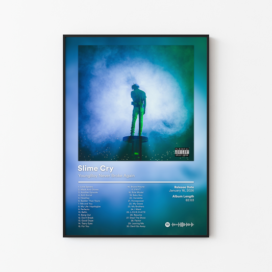 YoungBoy Never Broke Again Slime Cry Album Poster