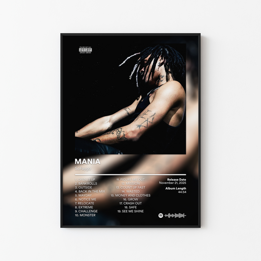 SoFaygo MANIA Album Poster