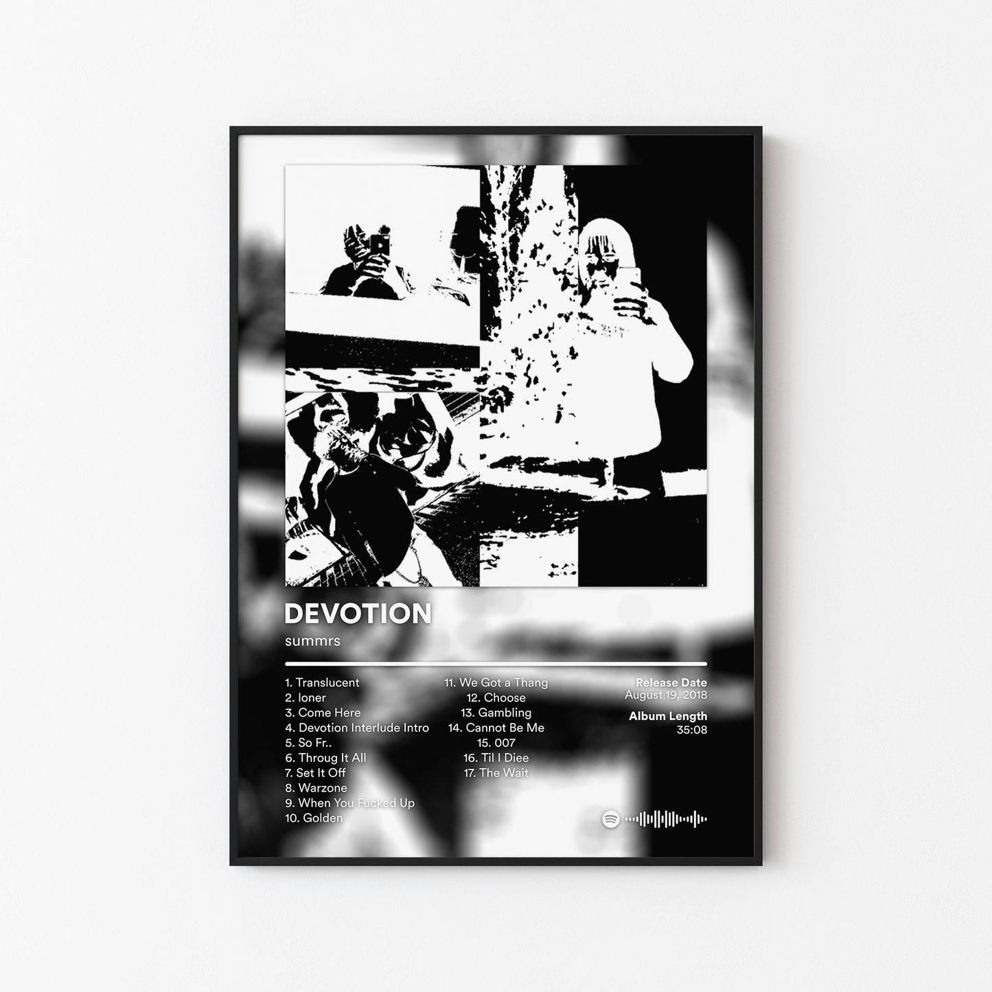 Summrs DEVOTION Album Poster