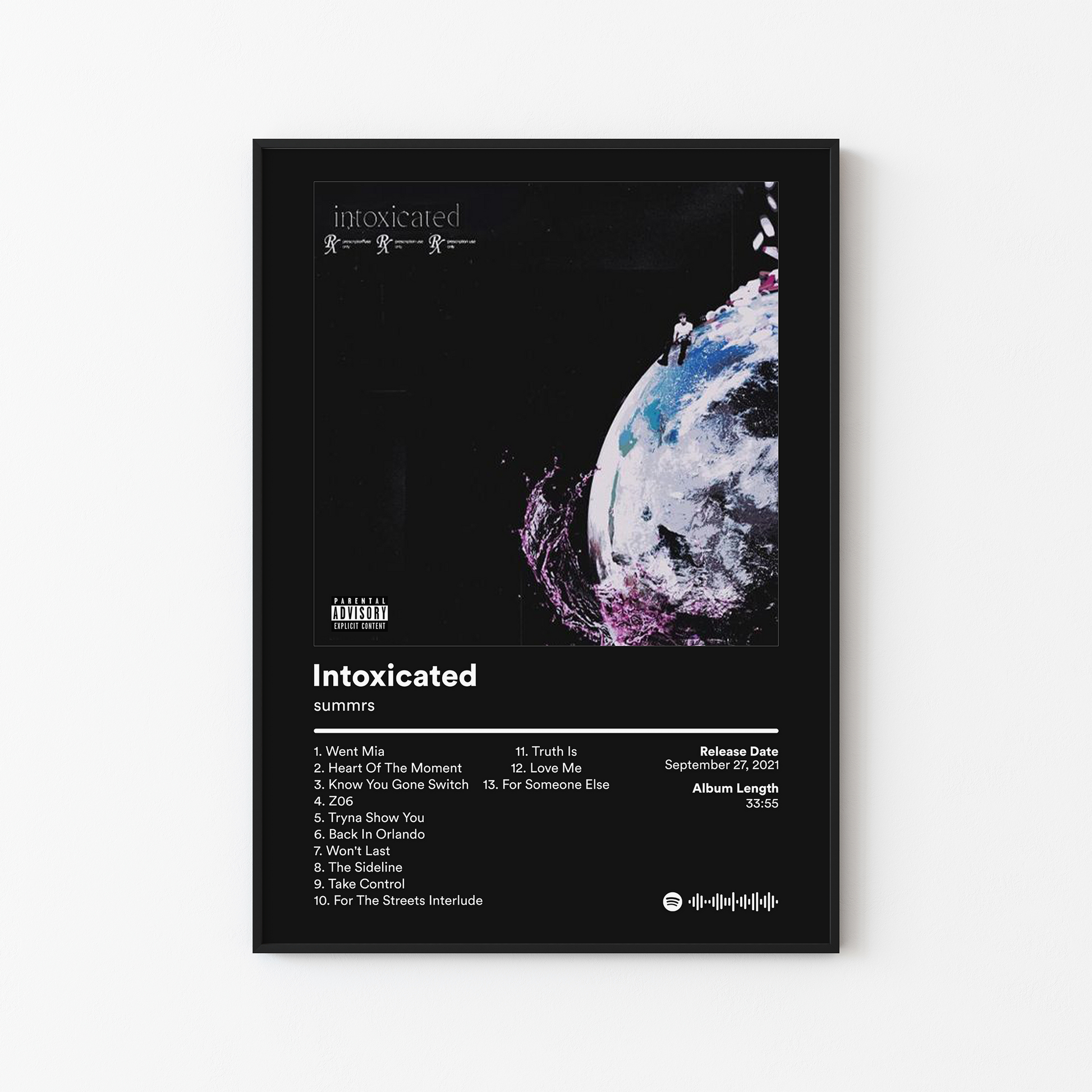 Summrs Intoxicated Album Poster