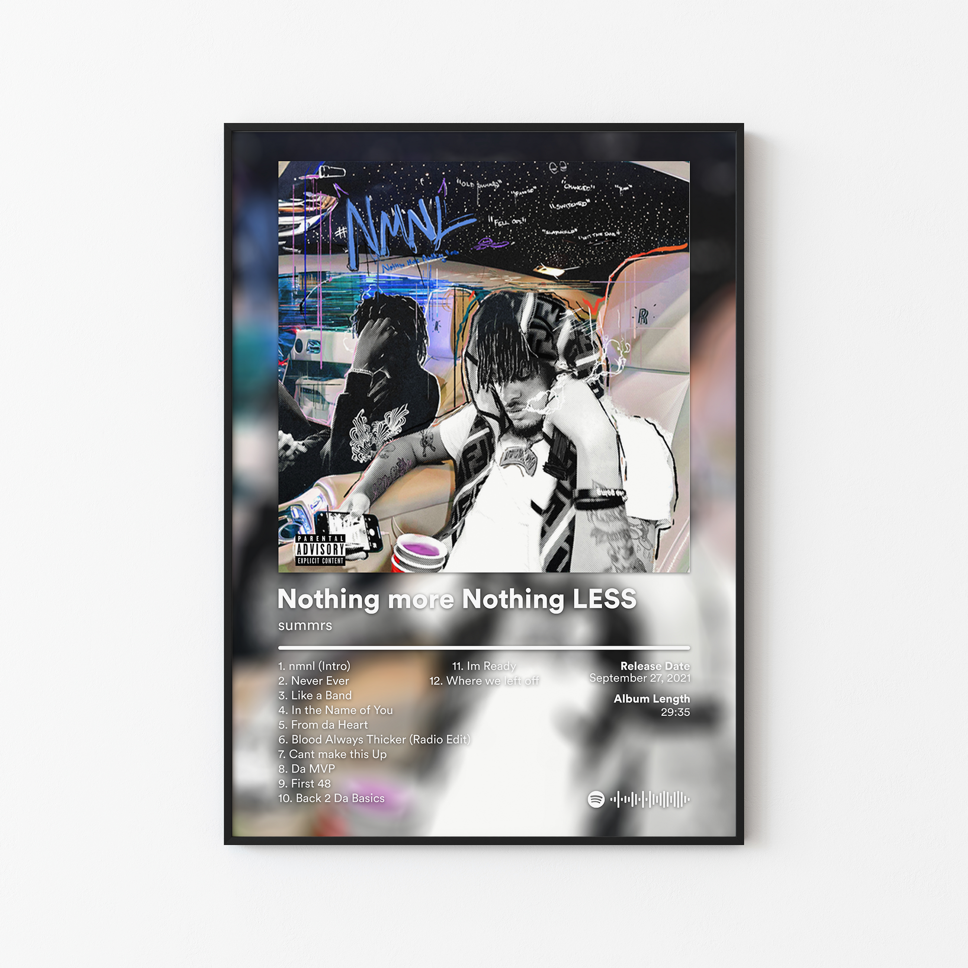 Summrs Nothing more Nothing LESS Album Poster