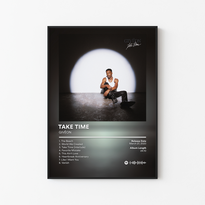 GIVEON TAKE TIME Album Poster