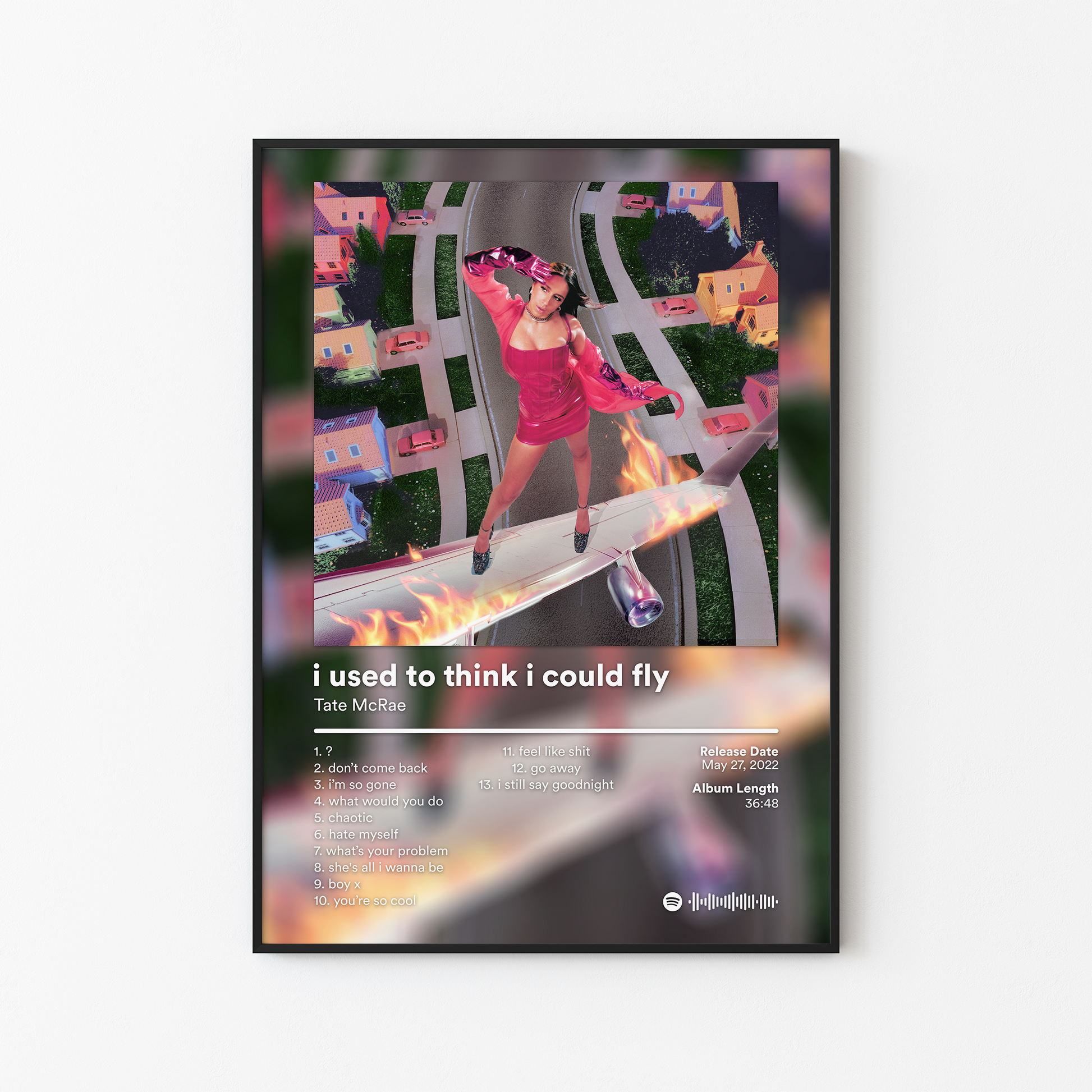 Tate McRae i used to think i could fly Album Poster