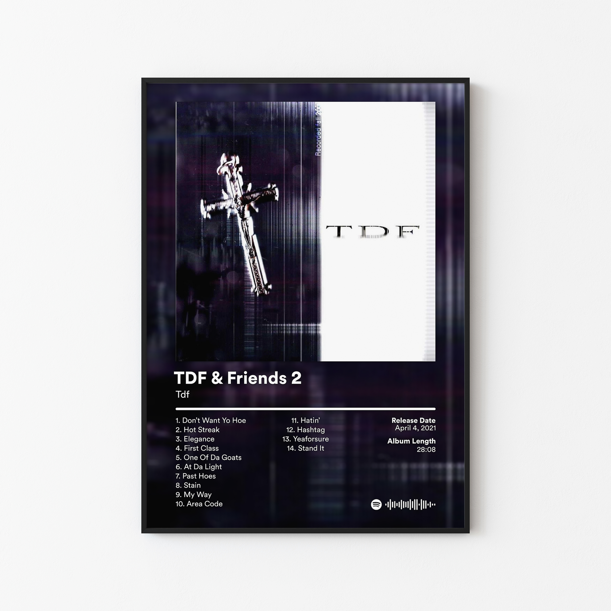 Tdf TDF and Friends 2 Album Poster
