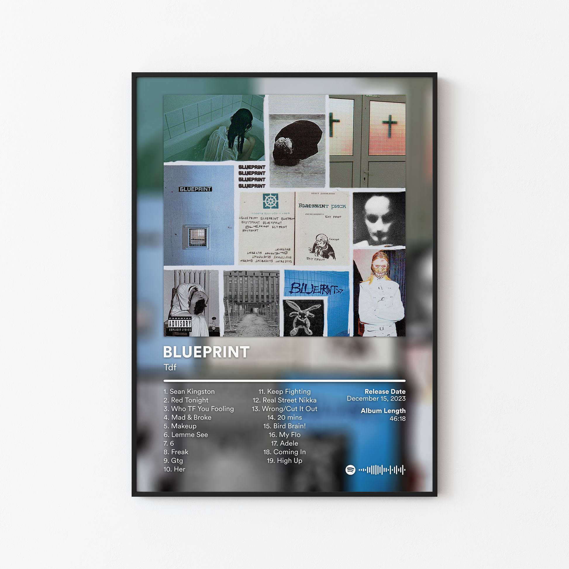 Tdf BLUEPRINT Album Poster