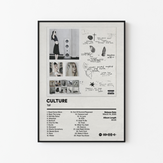 Tdf CULTURE Album Poster