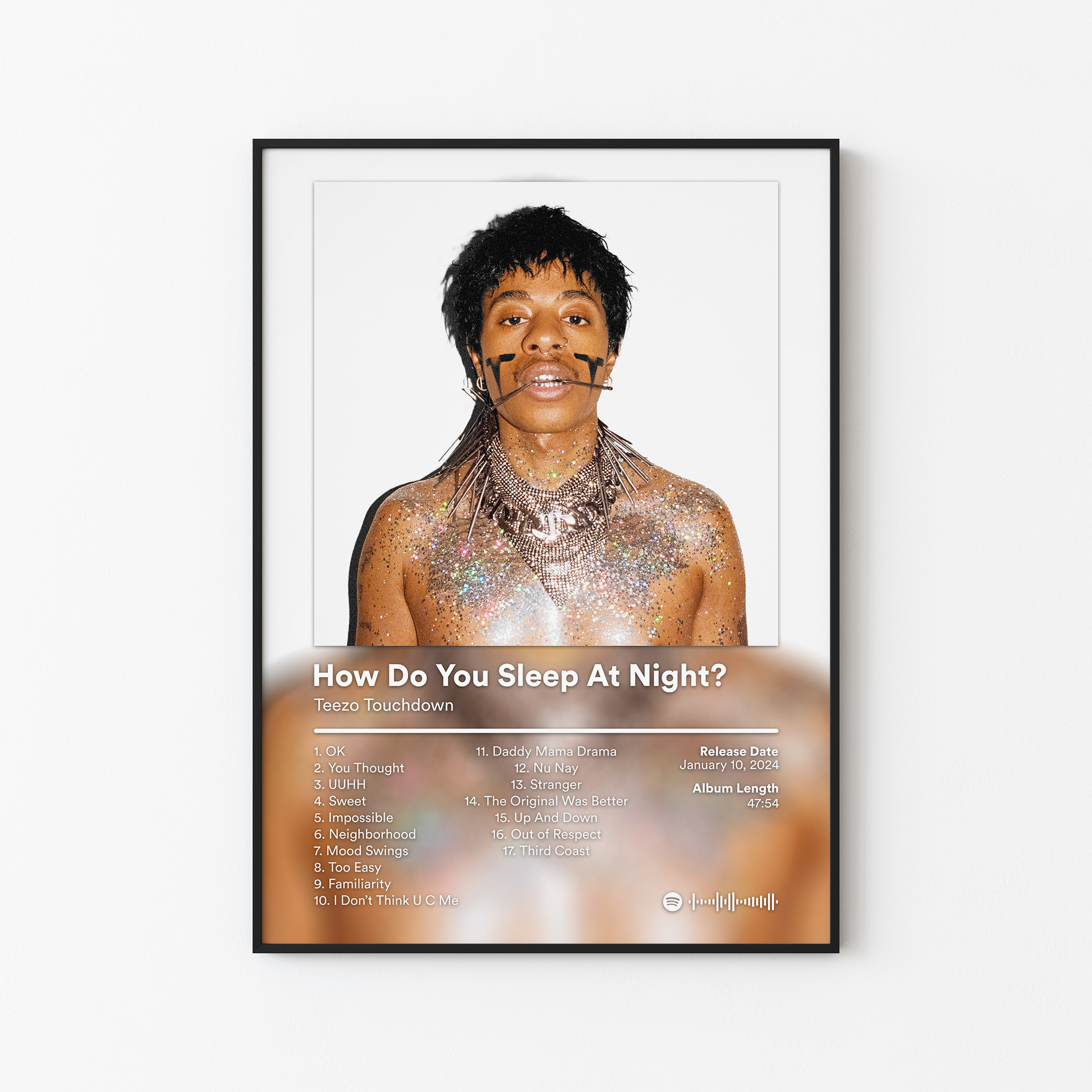 Teezo Touchdown How Do You Sleep At Night With You Album Poster