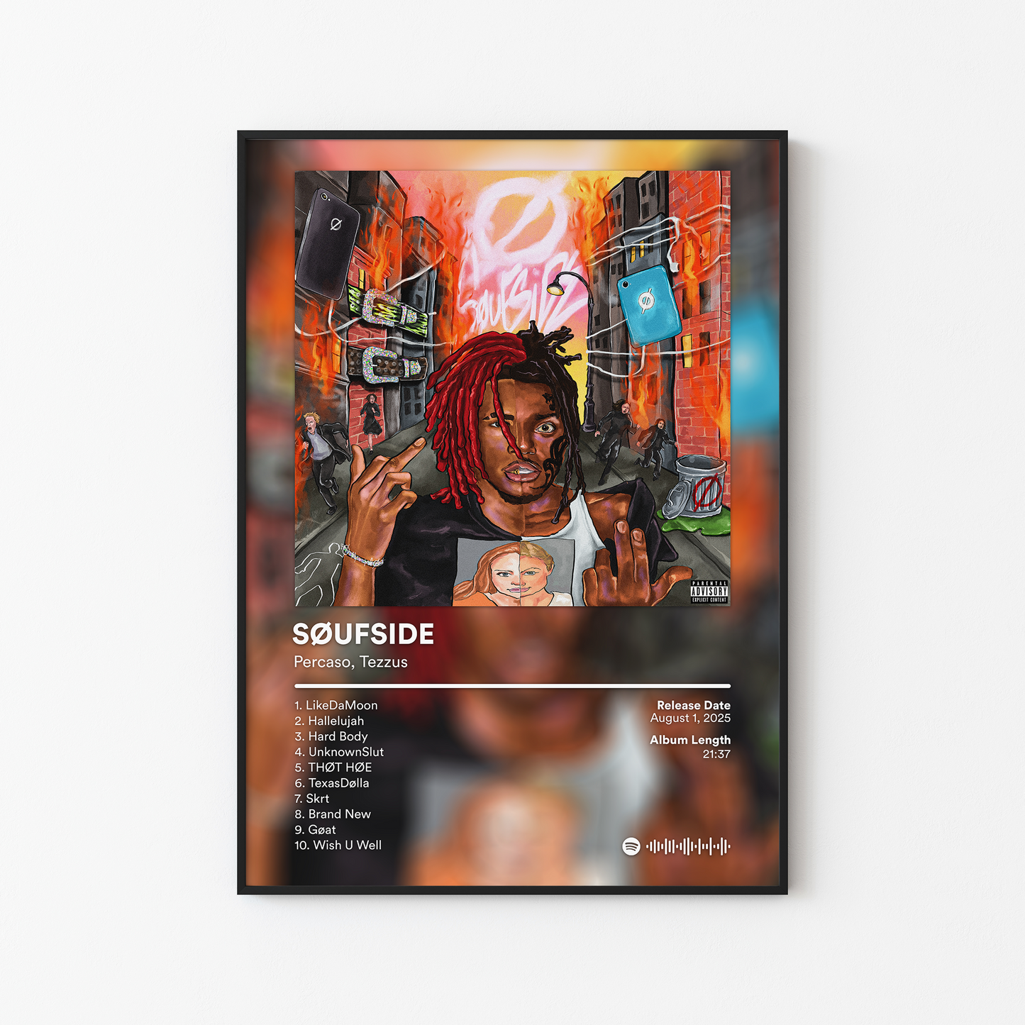 Tezzus SOUFSIDE Album Poster