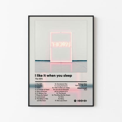 The 1975 Album Posters
