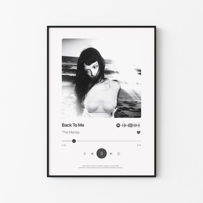 The Marias Back To Me Poster