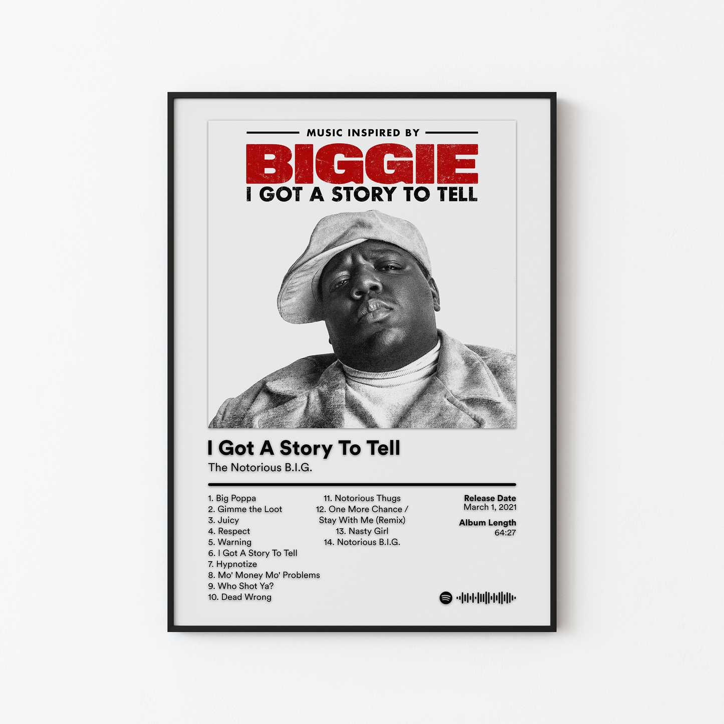 The Notorious BIG I Got A Story To Tell Album Poster