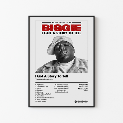 The Notorious BIG I Got A Story To Tell Album Poster