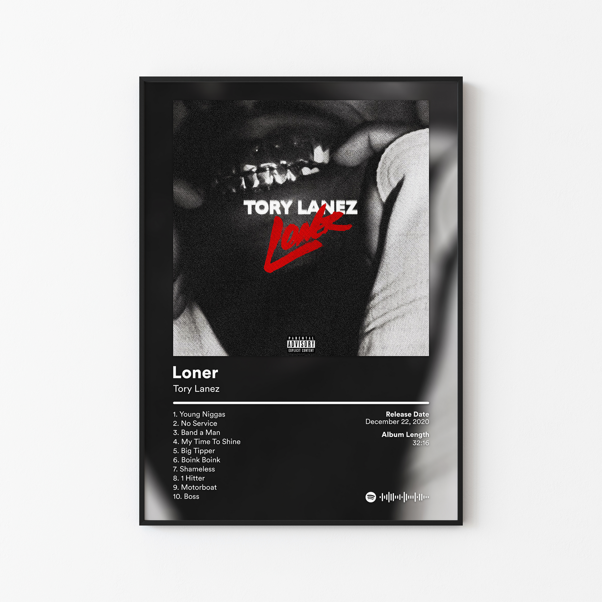 Tory Lanez Loner Album Poster