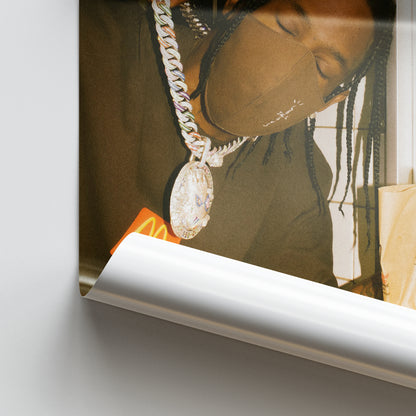 Travis Scott x McDonalds x Cactus Jack Poster