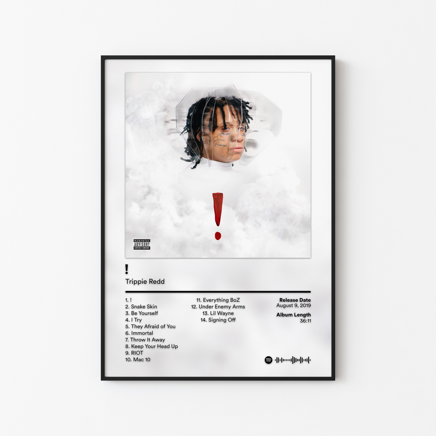 Trippie Redd Exclamation Mark Poster